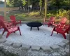 View of patio with outdoor lounge area