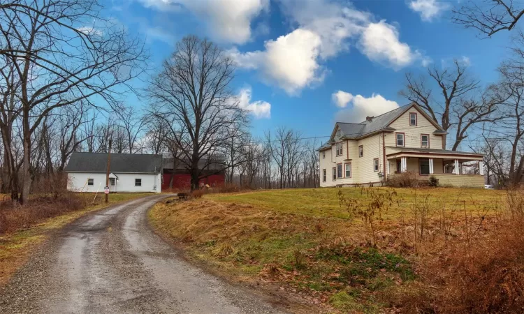 Main house, cottage and barn