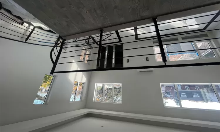 Stairs with wood-type flooring