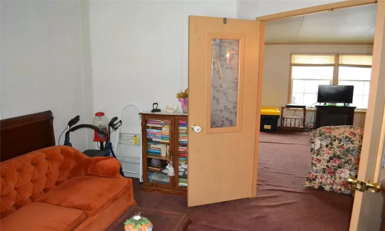 Bedroom 2 with french doors