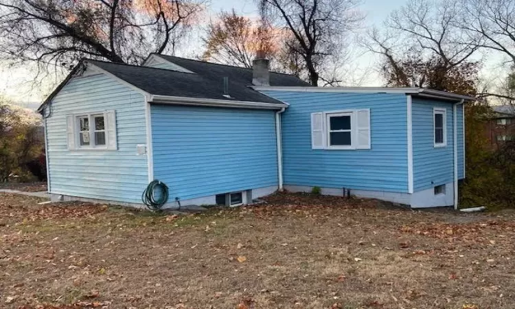 View of back of house