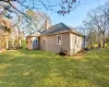 View of front of property featuring a front yard