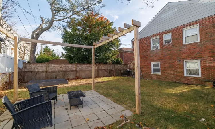 View of yard with a patio area