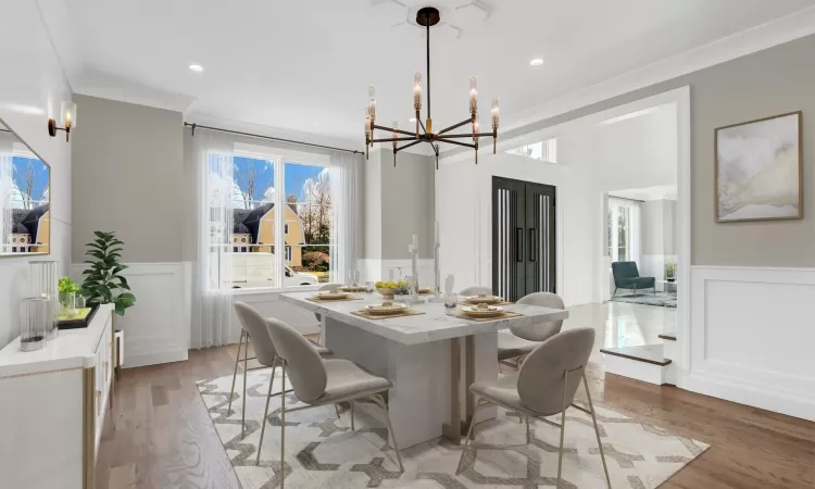 Staged Dining Room