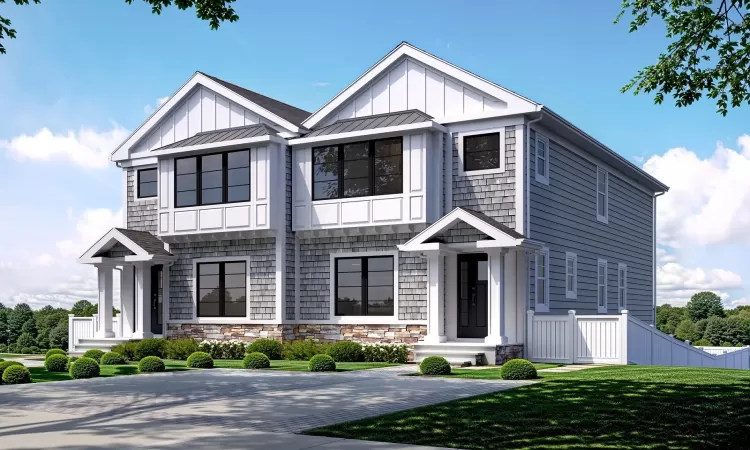 Rendering of front of home