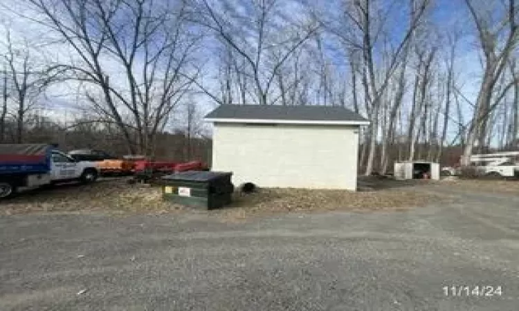 Left View of garage