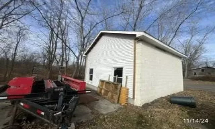 Rear View of garage