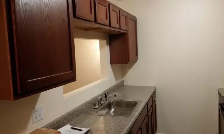 Kitchen with sink