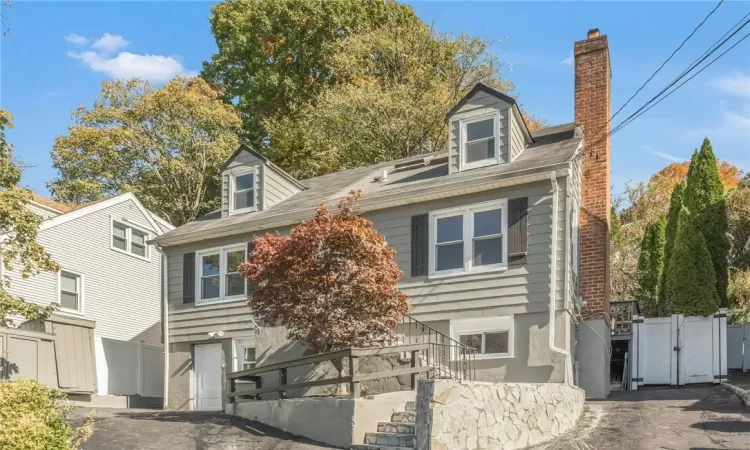 View of cape cod home