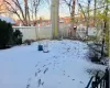 View of snowy yard