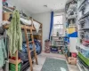 Bedroom with light hardwood / wood-style flooring