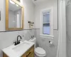 Fully renovated bathroom with all new fixtures.