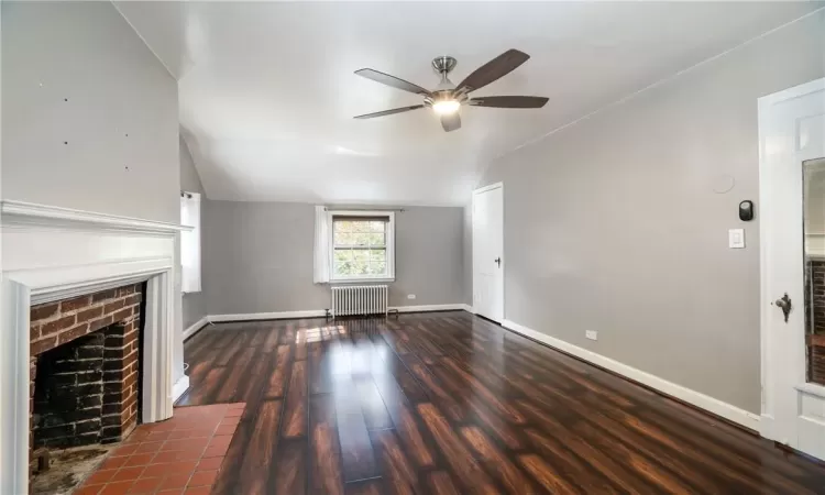 Large Master Bedroom with Fire Place