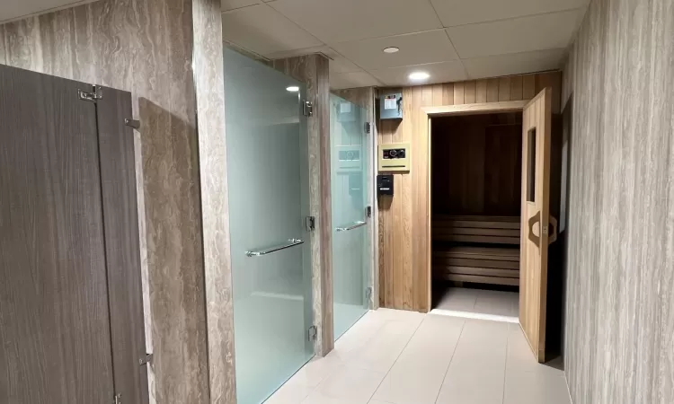 Spa Room with Lockers and Showeres.