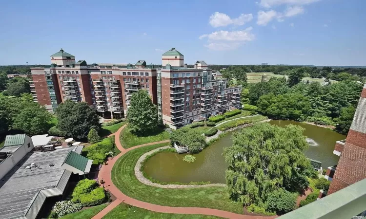 Bird's eye view From Master Balcony of Wyndham Luxurious Spa and Pool, Entertaining Room and Patio