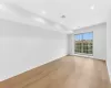 Spare room featuring light hardwood / wood-style flooring