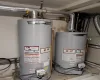 Utility room with gas water heater