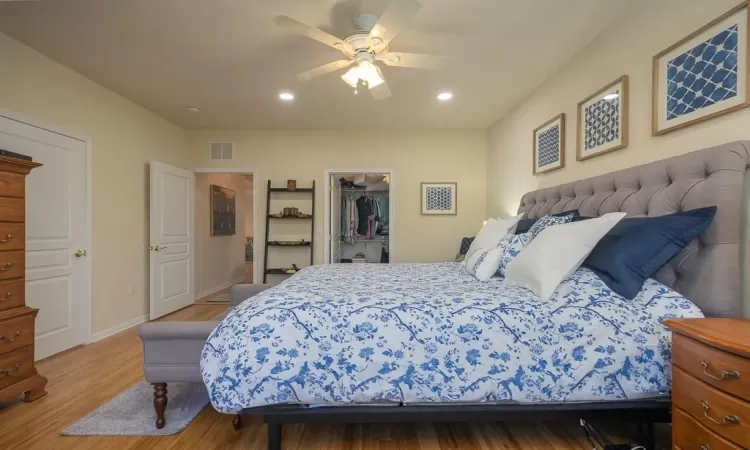 Primary Bedroom with walk-in closet