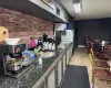 View of the coffee counter service area....