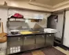 View of the Pizza prep area in the kitchen