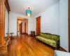 Living area featuring hardwood / wood-style floors