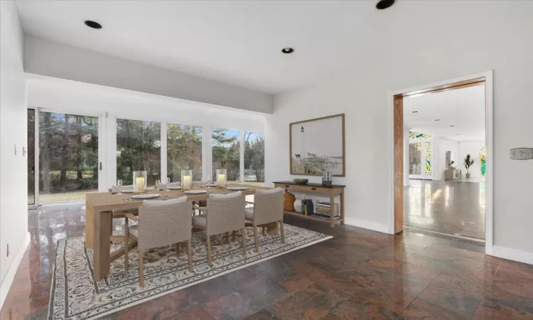 View of dining area