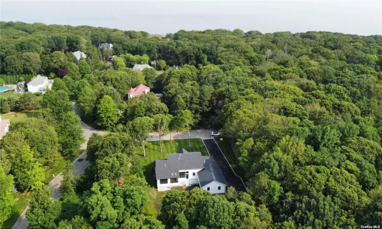 Overhead Shot Showing Beach