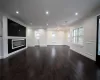 Bathroom featuring ornamental molding and bath / shower combo with glass door