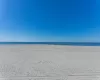 View of water feature featuring a beach view