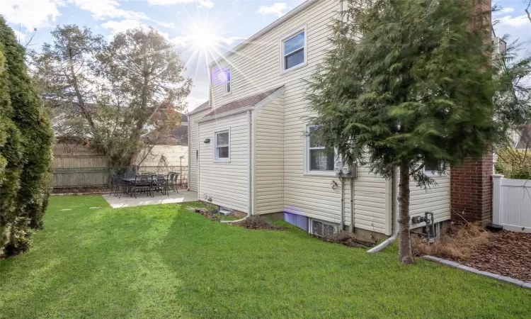 View of yard featuring a patio