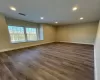 Unfurnished living room with electric panel