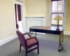 View of carpeted office