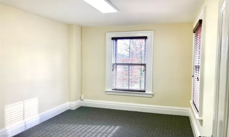 Unfurnished room featuring carpet