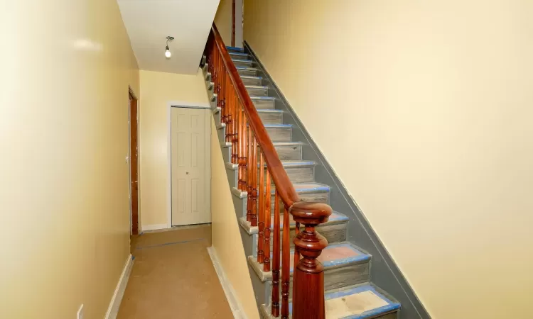 View of stairs