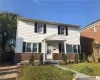 View of front of home with a front lawn