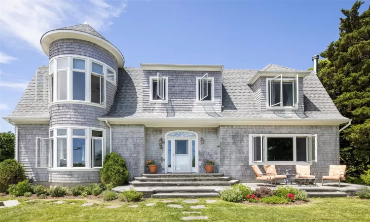 View of front of house featuring a patio area