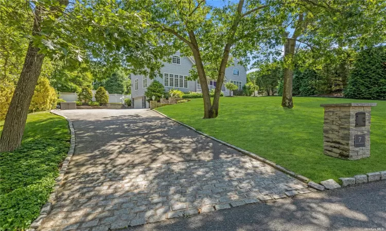 Front Driveway Entrance Street View