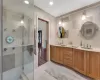 Primary Bathroom with Radiant Heat, Jet Shower, Double Sink