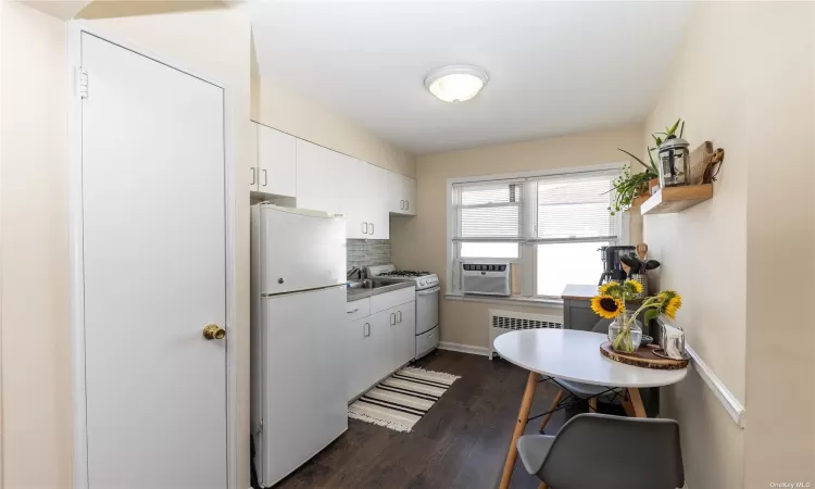 Open kitchen with pantry