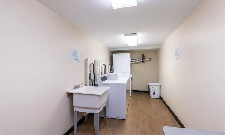 Shared laundry room