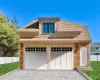 Detached oversized 2-car garage with attic