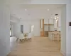 Dining area featuring light hardwood / wood-style floors