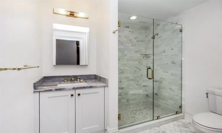 4th bathroom featuring beautiful marble shower