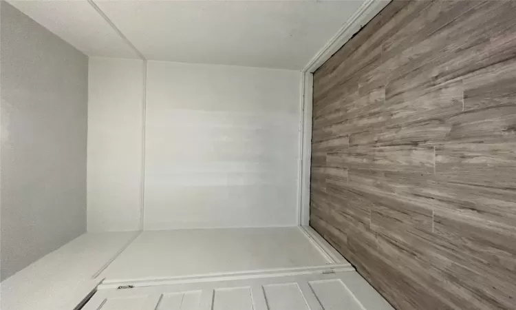 Spare room with light hardwood / wood-style flooring