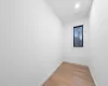 Unfurnished room with light hardwood / wood-style flooring