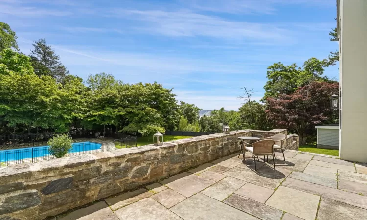 View of patio / terrace featuring a fenced in pool