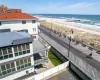 Water view with a beach view