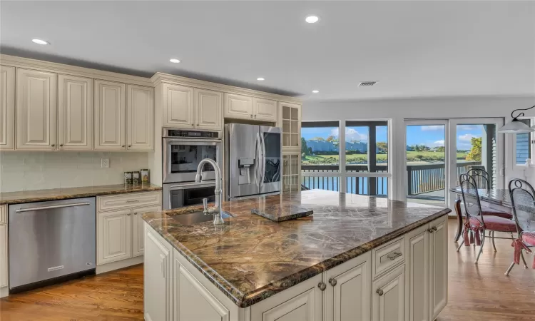 New custom kitchen w/ new SS Appliances & Center Island