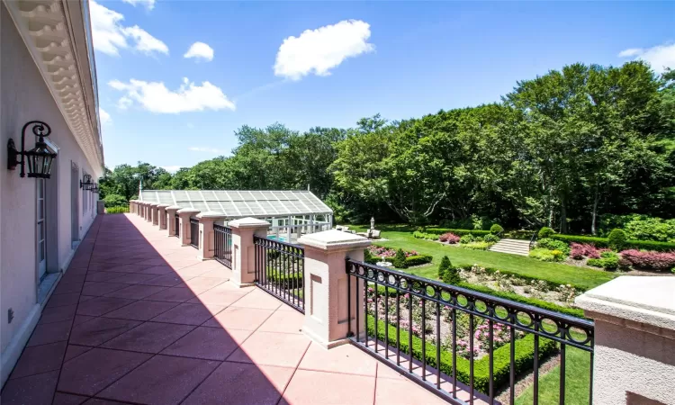 View of patio