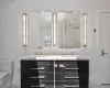 Stunning new custom double vanity